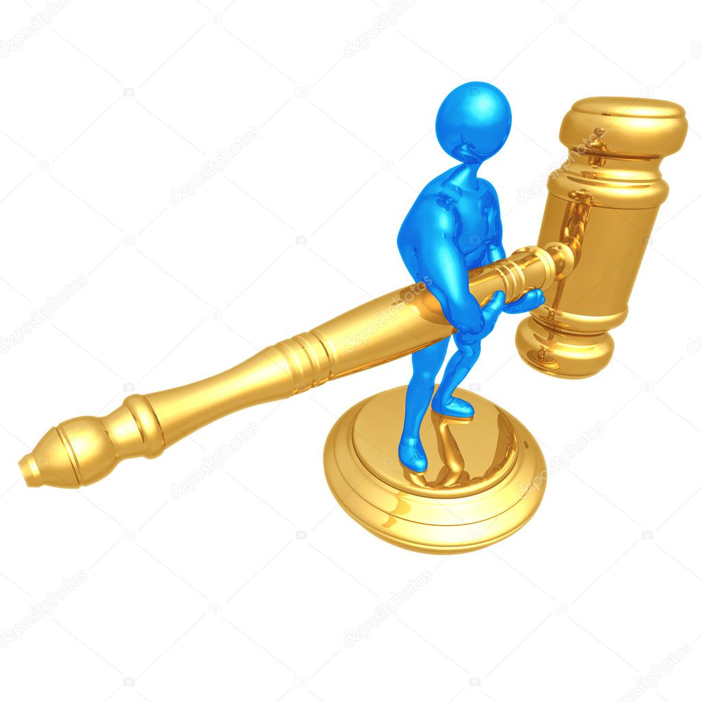 Big Gavel — Stock Photo © LuMaxArt 12351734