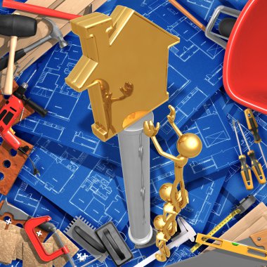 arka plan üzerinde ev concept