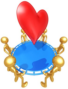 güvenlik ağı bir kalp yakalamak