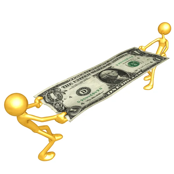 Stretching Money — Stock Photo, Image