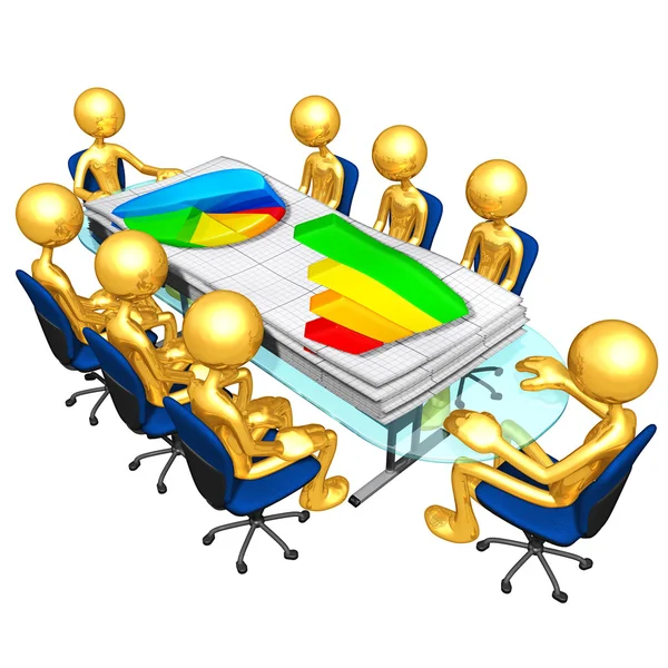 Business Reports Meeting — Stock Photo, Image