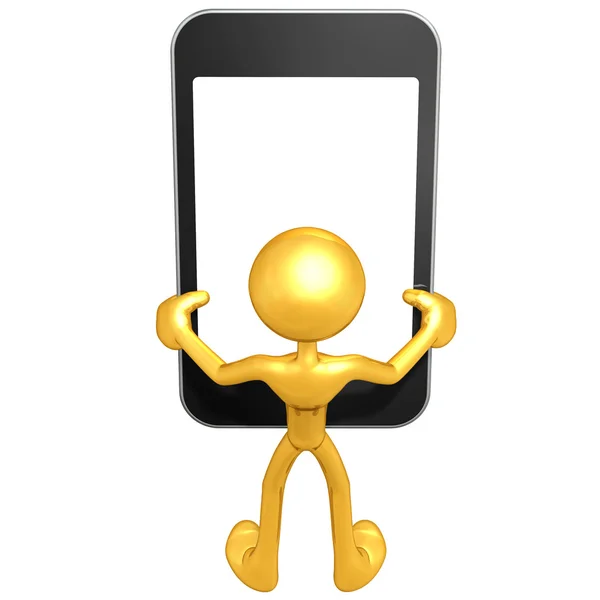 Mobiles Touchscreen-Gerät — Stockfoto