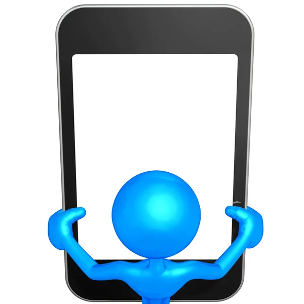 Mobiles Touchscreen-Gerät — Stockfoto