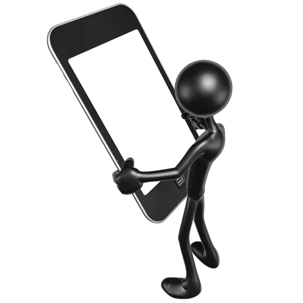 Mobiles Touchscreen-Gerät — Stockfoto