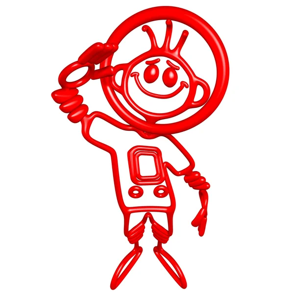 Doodle Guyz Astronaut — Stock Photo, Image