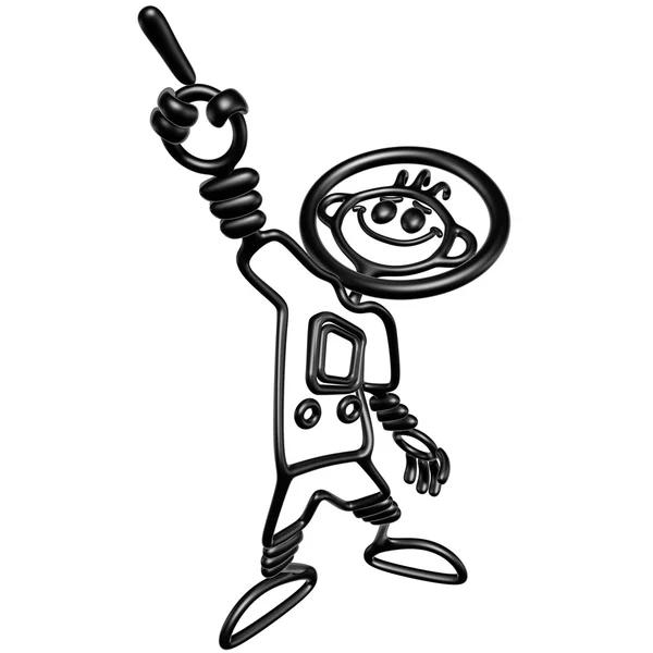 Doodle guyz αστροναύτης — Φωτογραφία Αρχείου