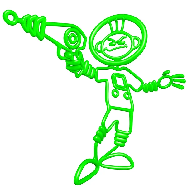 Astronauta Doodle Guyz — Foto Stock