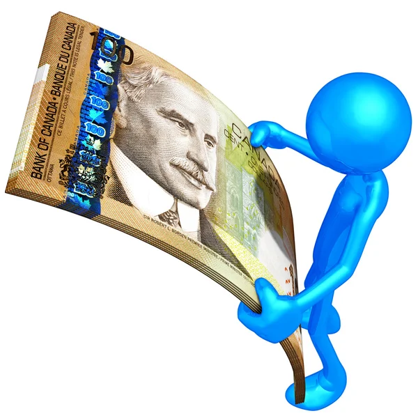 Guy With Money — Stock Photo, Image