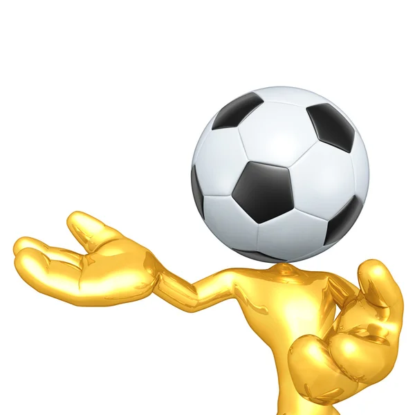 Mini og fotboll fotboll — Stockfoto