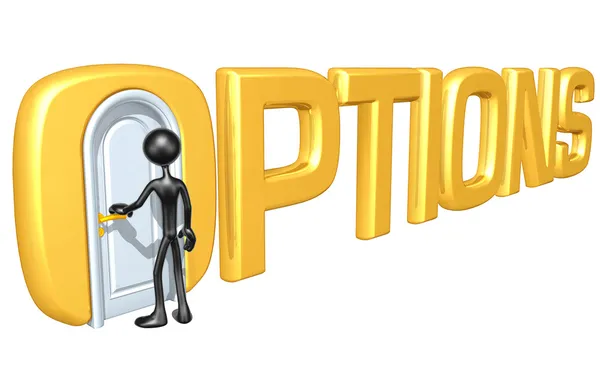 Options Door — Stock Photo, Image