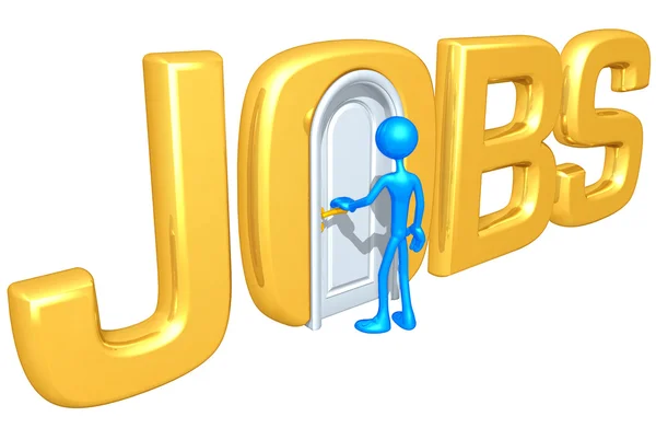 Jobs Door — Stock Photo, Image