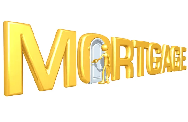 Mortgage Door — Stock Photo, Image