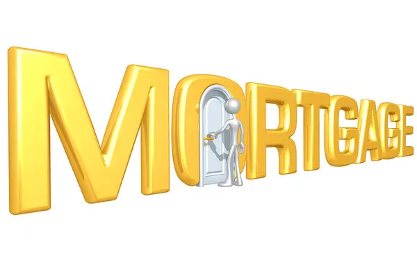 Mortgage Door — Stock Photo, Image