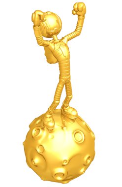 altın adam astronot