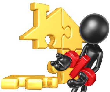Altın ev puzzle yüzde sorunu