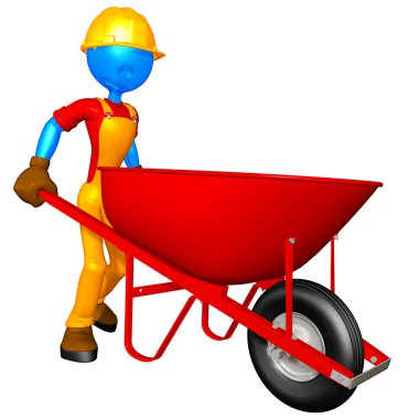 el arabası ile çalışan