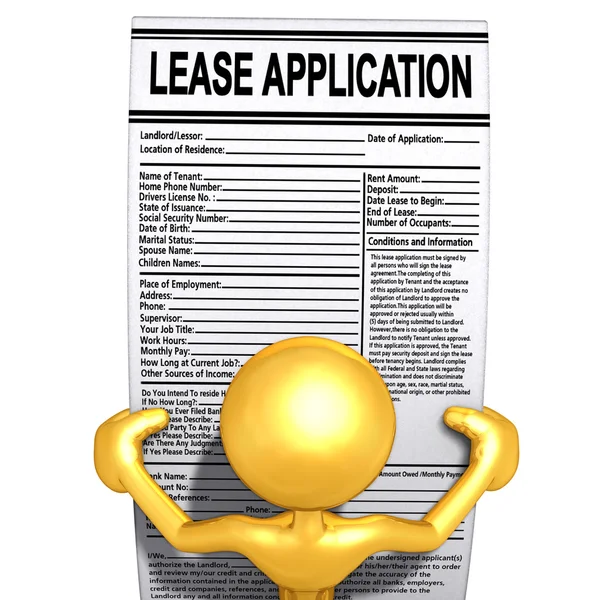 Lezing lease toepassingen — Stockfoto