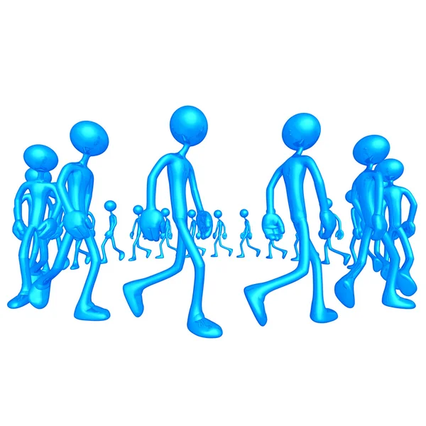 Walking In A Circle — Stock Photo, Image