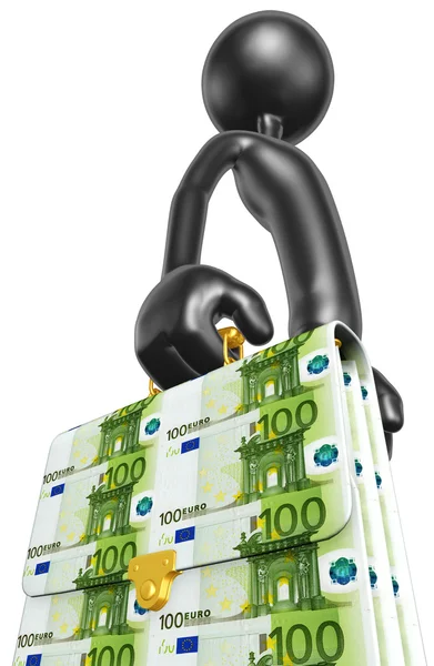 Briefcase Of Money — Stock Photo, Image