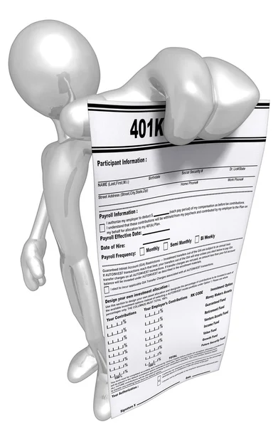 401k Form — Stockfoto