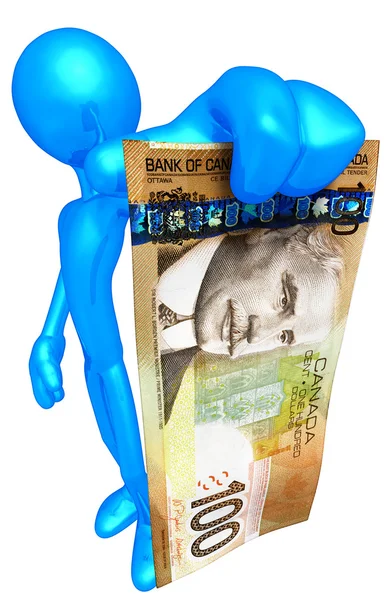 Guy With Money — Stock Photo, Image