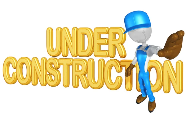 Under Construction Notice — Stock Photo, Image