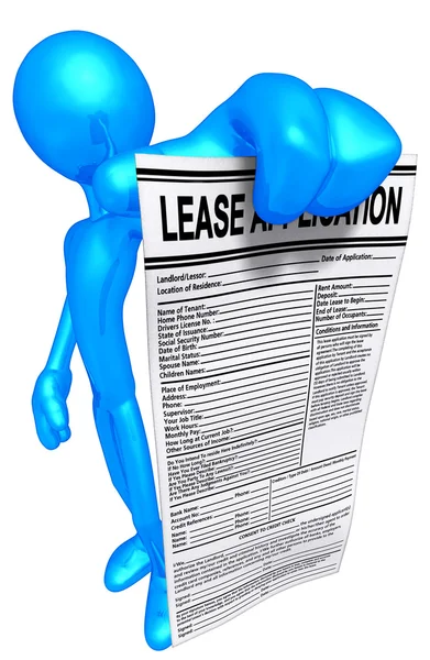 Lease application Stock Image