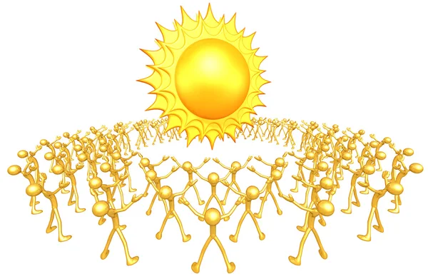 Community sun — Stock Photo, Image