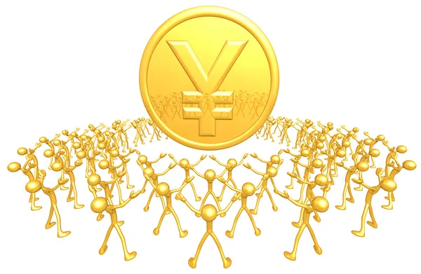 Közösségi arany érme — Stock Fotó