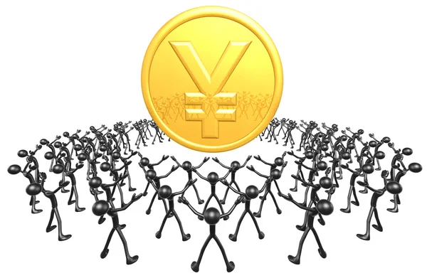 Community gold coin — Stock Photo, Image