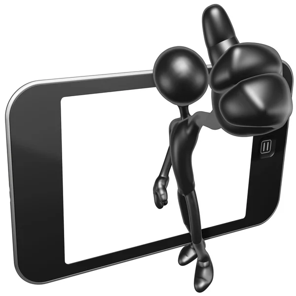 Touch Screen Mobile Device — Stock Photo, Image