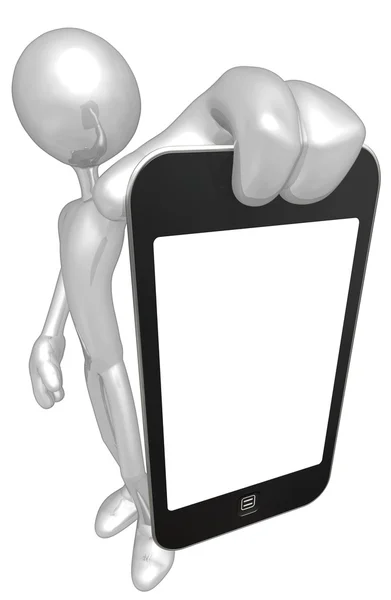 Touchscreen mobiele toestel — Stockfoto