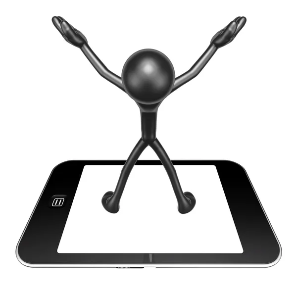 Dispositivo mobile touch screen — Foto Stock