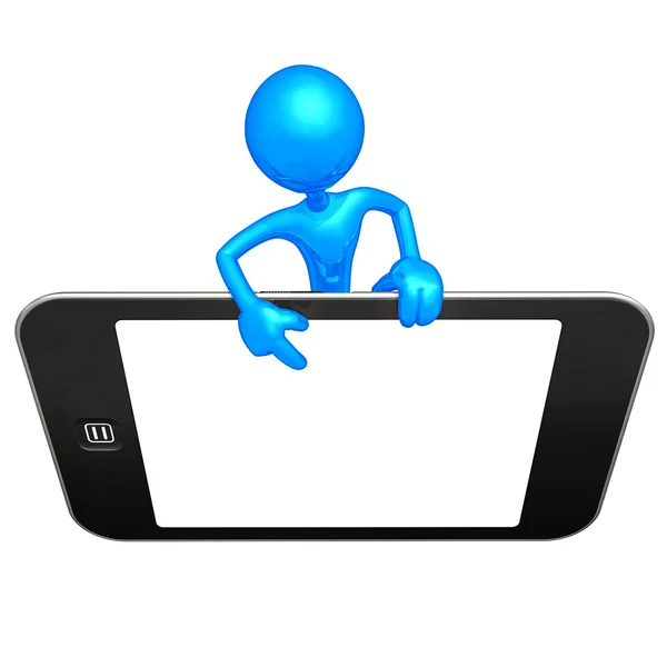 Touch screen mobile device — Stock Photo, Image
