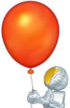 Balon ile Mini astronot