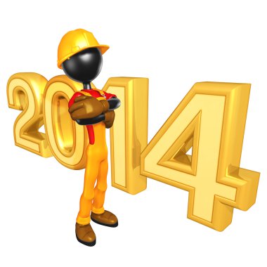 Yeni yıl 2014 altın