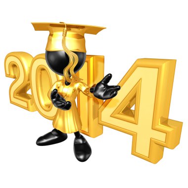 Yeni yıl 2014 altın