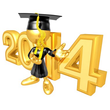 Yeni yıl 2014 altın