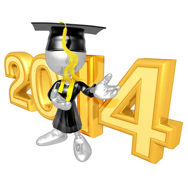 Neujahr 2014 Gold — Stockfoto