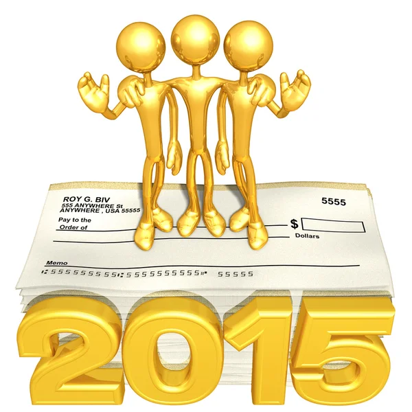 Bonne année Golden Business 2015 — Photo