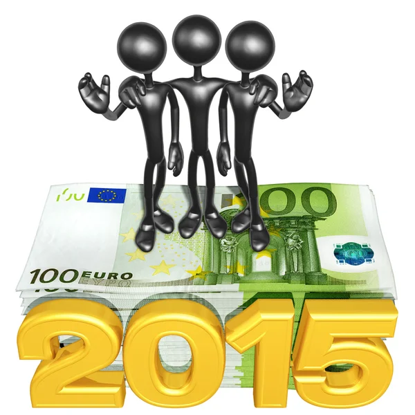 Happy new year golden business 2015 — Stock Photo, Image