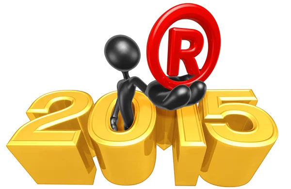 Registered Mark,  2015  Year — Stock Photo, Image