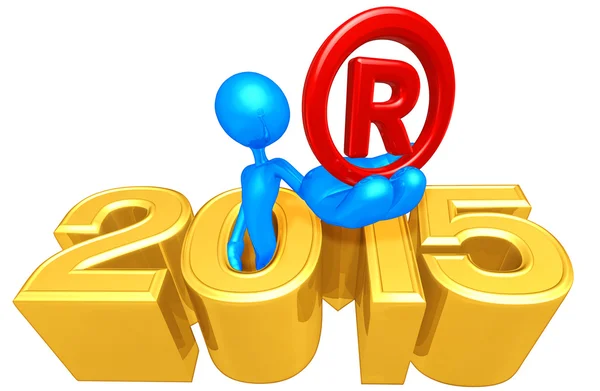Registered Mark,  2015  Year — Stock Photo, Image