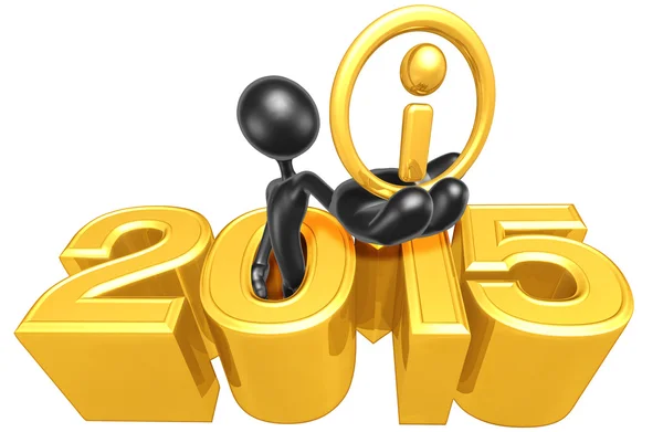 Information Symbol,  2015 Year Royalty Free Stock Photos