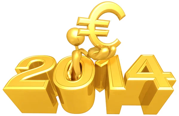 Euro Symbol, 2014 — Stock Photo, Image