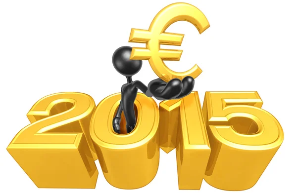 Euro-symbool, 2015 — Stockfoto