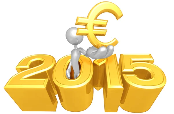 Euro-symbool, 2015 — Stockfoto