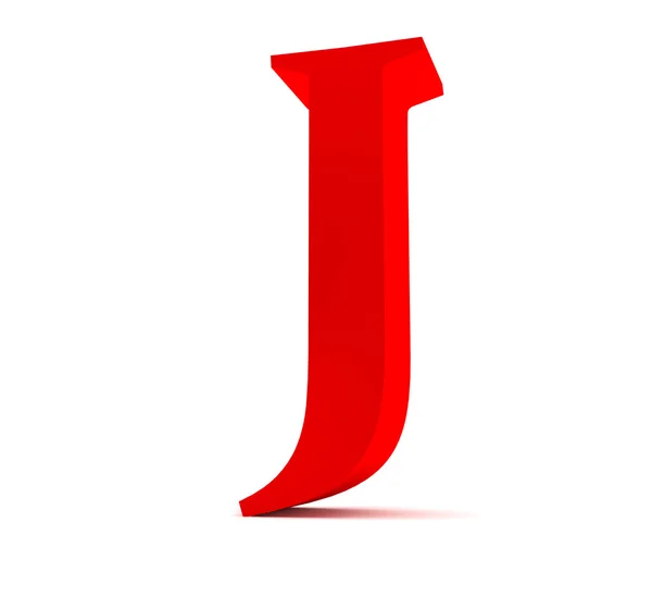 Κόκκινο γράμμα του αλφαβήτου. — Φωτογραφία Αρχείου