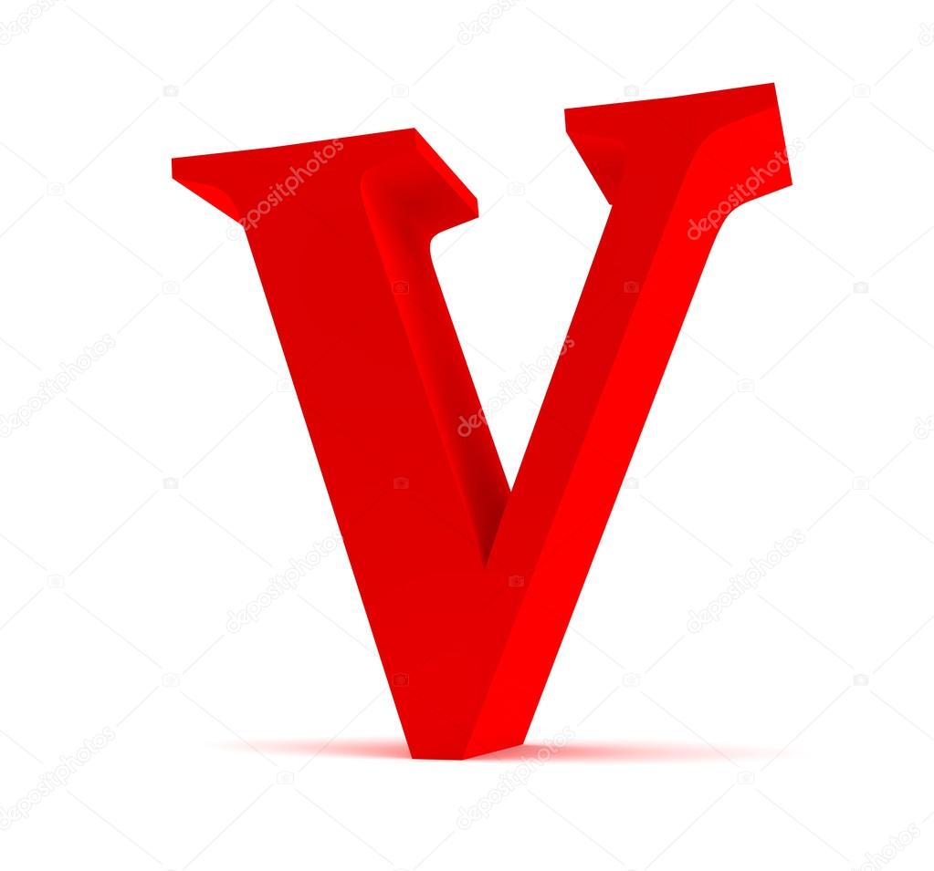 Red letter alphabet. — Stock Photo © Leitner 12342679