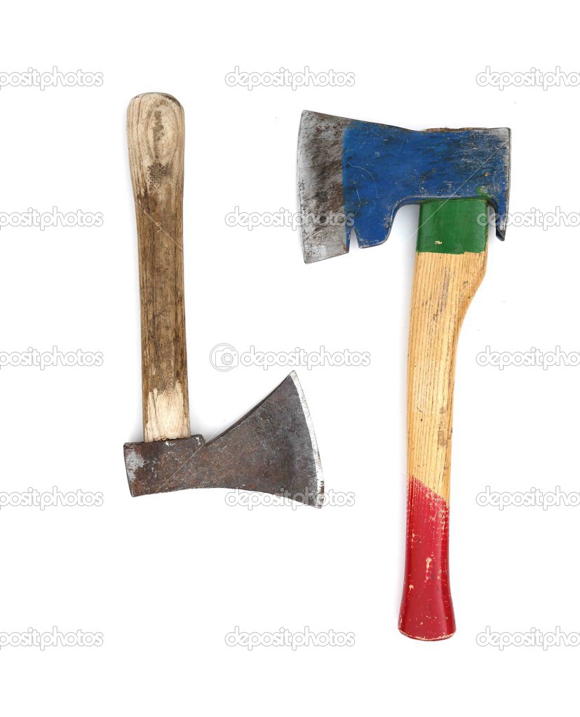 Two different types of axes.